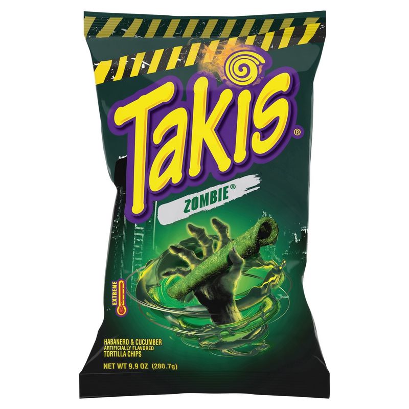 Takis Zombie Habanero &amp; Cucumber Tortilla Chips, 9.9 oz