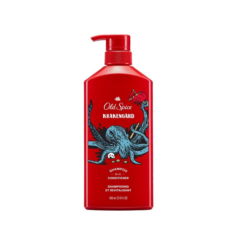 Old Spice Krakengard 2in1 Shampoo &amp; Conditioner for Men, Healthier, Fuller, More Moisturized Lookin