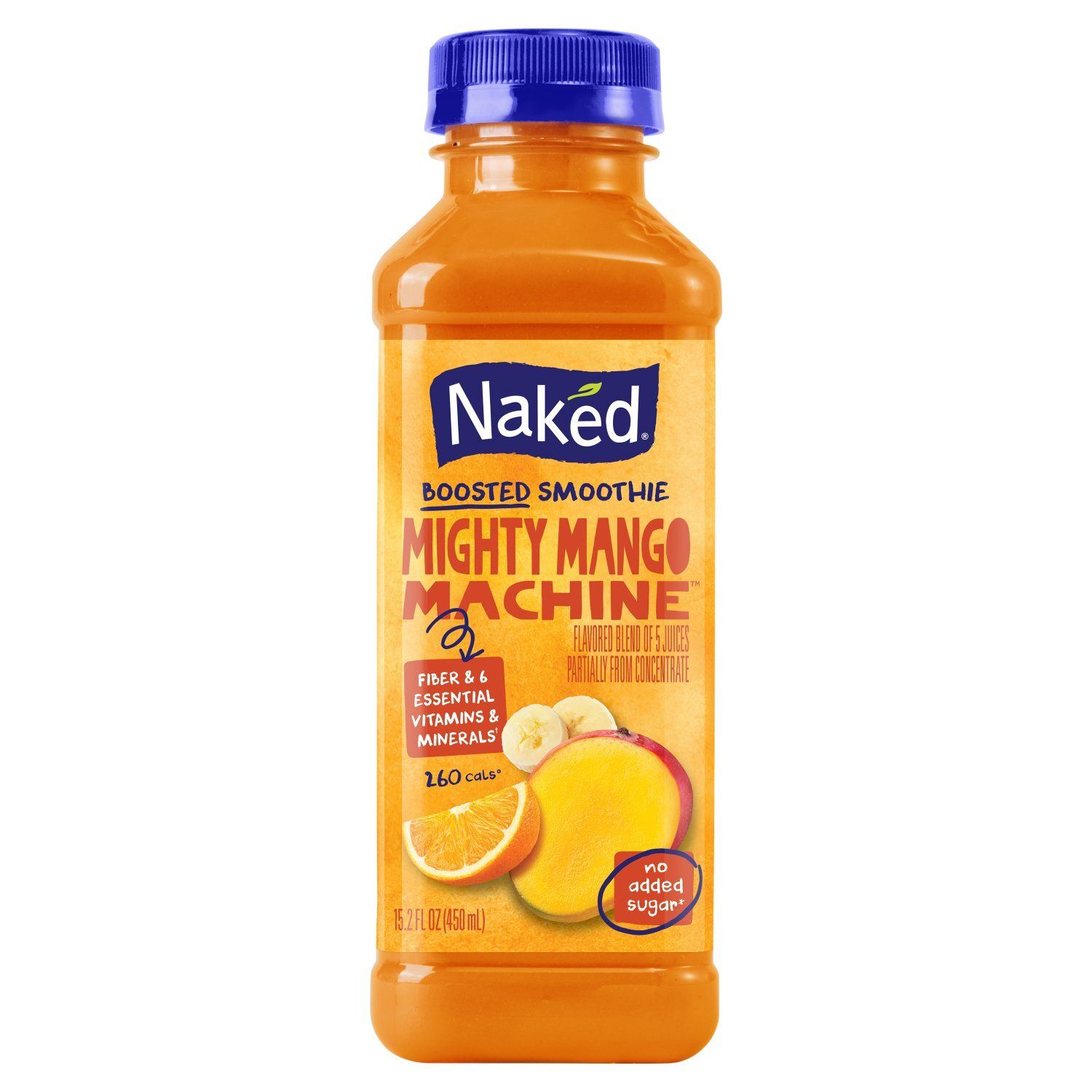Naked Mighty Mango Machine Boosted Smoothie, 15.2 fl oz