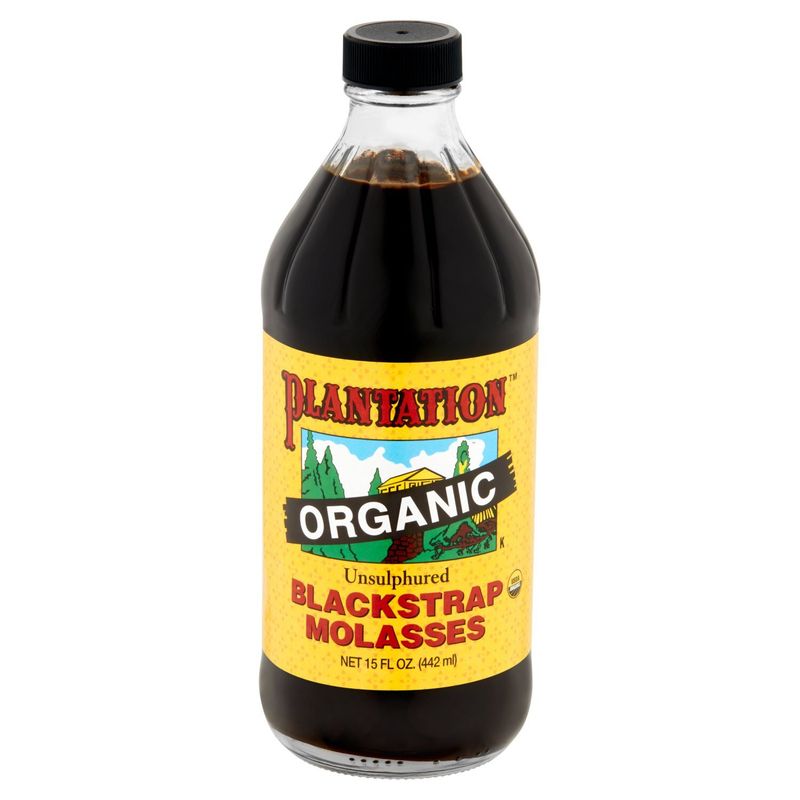 Plantation Organic Unsulphured Blackstrap Molasses, 15 fl oz