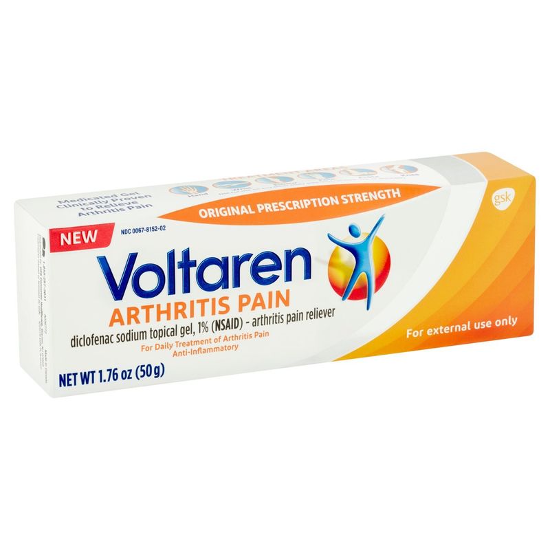Voltaren Arthritis Pain Diclofenac Sodium Topical Gel, 1.76 oz