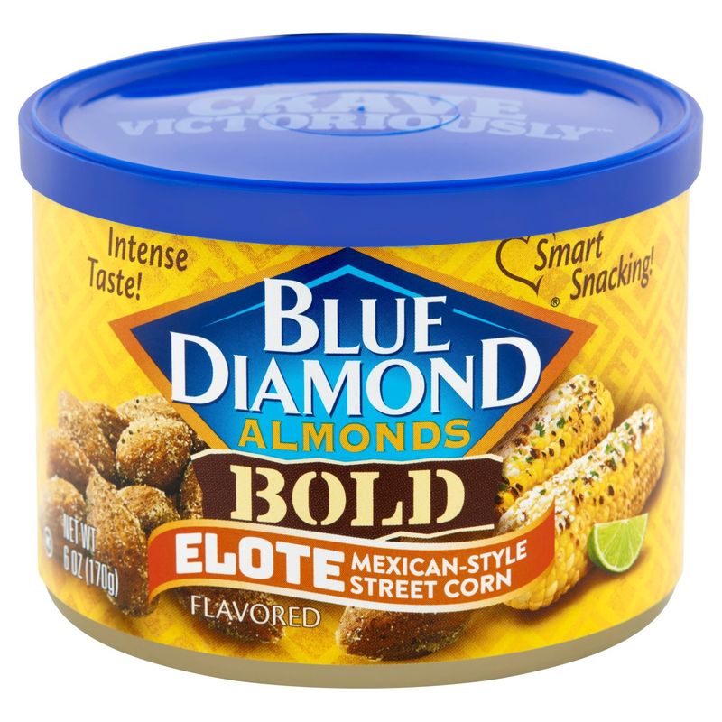Blue Diamond Bold Elote Mexican-Style Street Corn Flavored Almonds, 6 oz