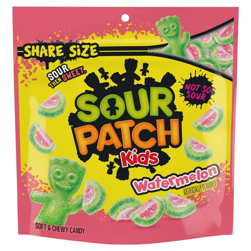 Sour Patch Kids Watermelon Soft &amp; Chewy Candy Share Size, 12 oz