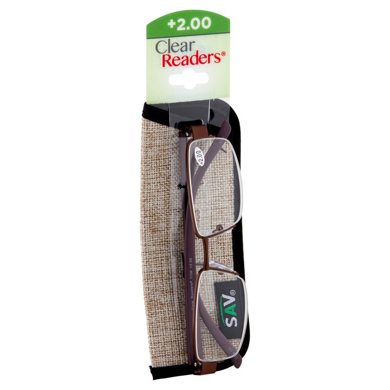 SAV Eyewear +2.00 Clear Readers