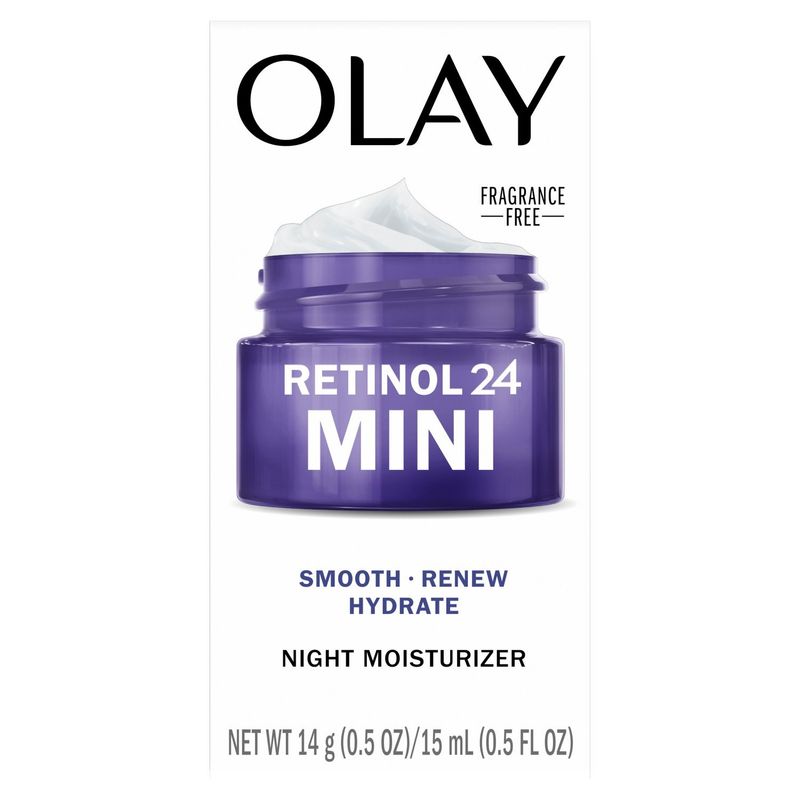 Olay Retinol 24 Face Moistruzier Trial Size, Anti-Aging Cream