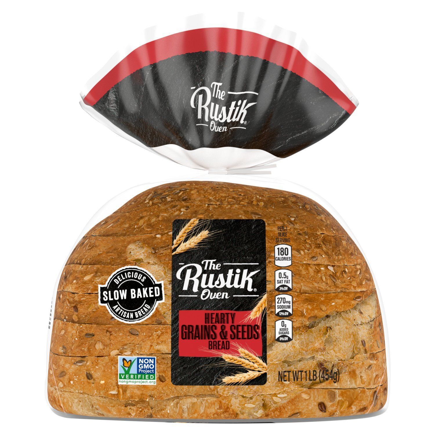 The Rustik Oven Hearty Grains &amp; Seeds Bread, 1 lb