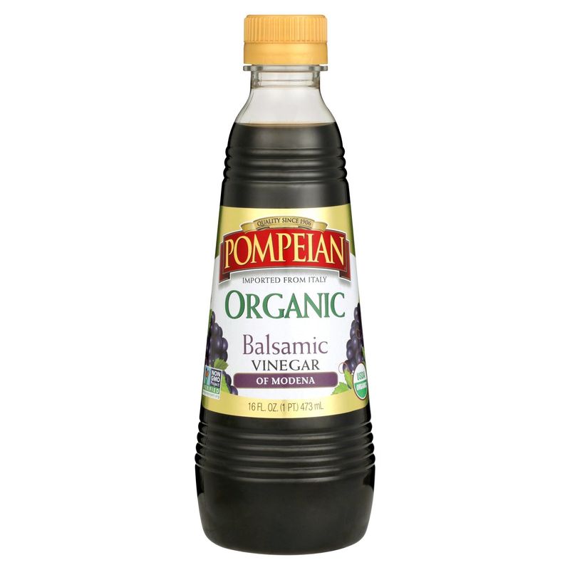 Pompeian Organic Balsamic Vinegar of Modena, 16 fl oz