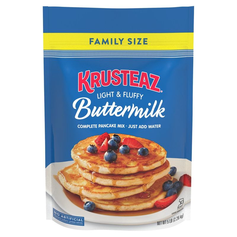 Krusteaz Buttermilk Complete Pancake Mix Family Size, 5 lb