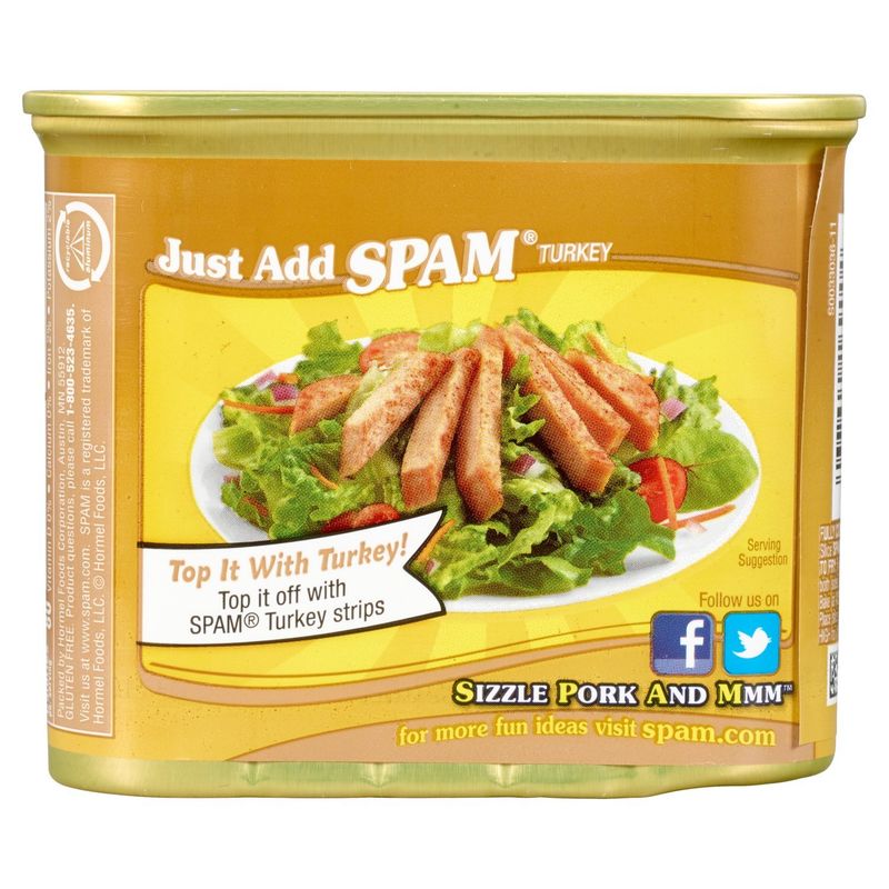 Spam Oven Roasted Turkey Canned Meat, 12 oz