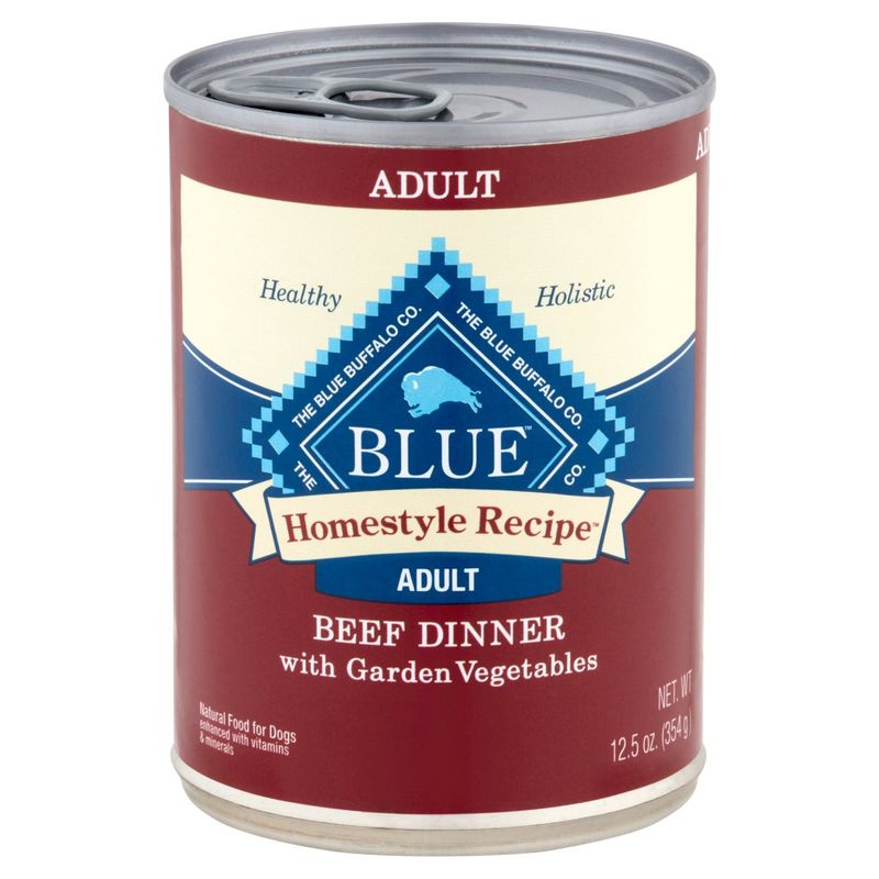 Blue Homestyle Recipe Beef Dinner with Garden Vegetables Adult Natural Food for Dogs, 12.5 oz