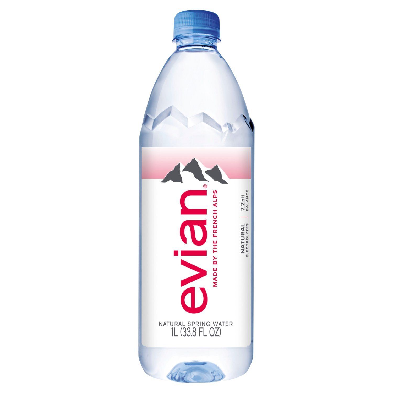 Evian Natural Spring Water, 33.8 fl oz