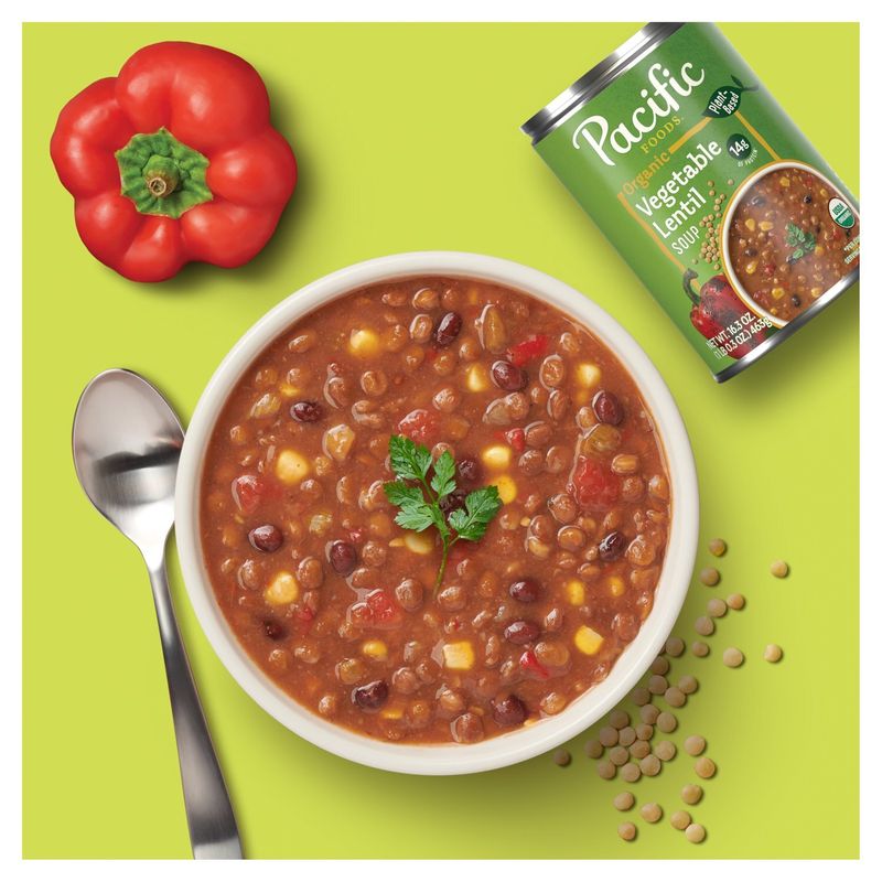 Pacific Foods Organic Vegetable Lentil Soup, 16.3 oz