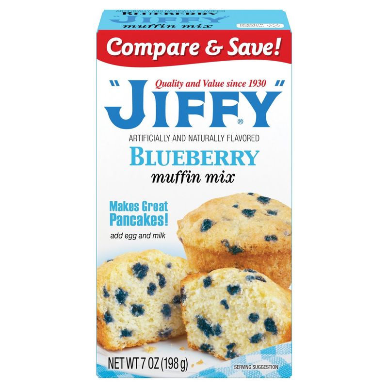 JIFFY Blueberry Muffin Mix, 7 oz