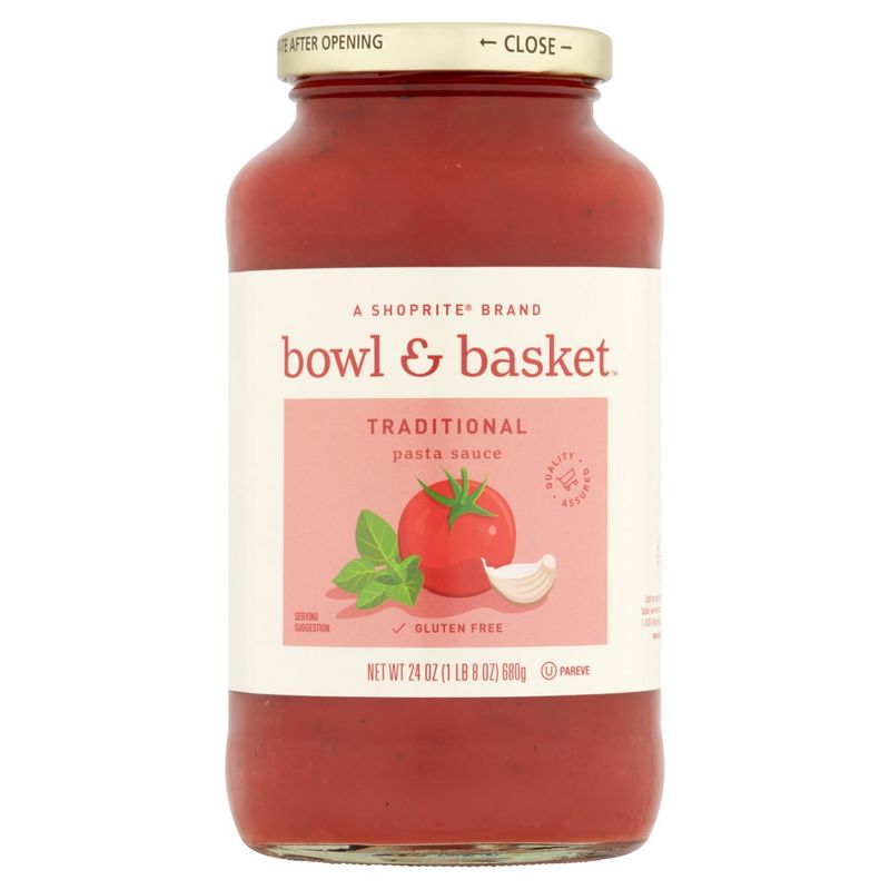 Bowl &amp; Basket Traditional Pasta Sauce, 24 oz