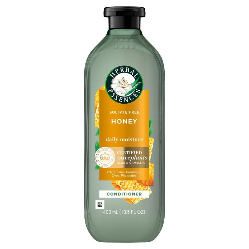 Herbal Essences Honey Daily Moisture Sulfate Free Conditioner, 13.5 fl oz, Protects and Nourishes D