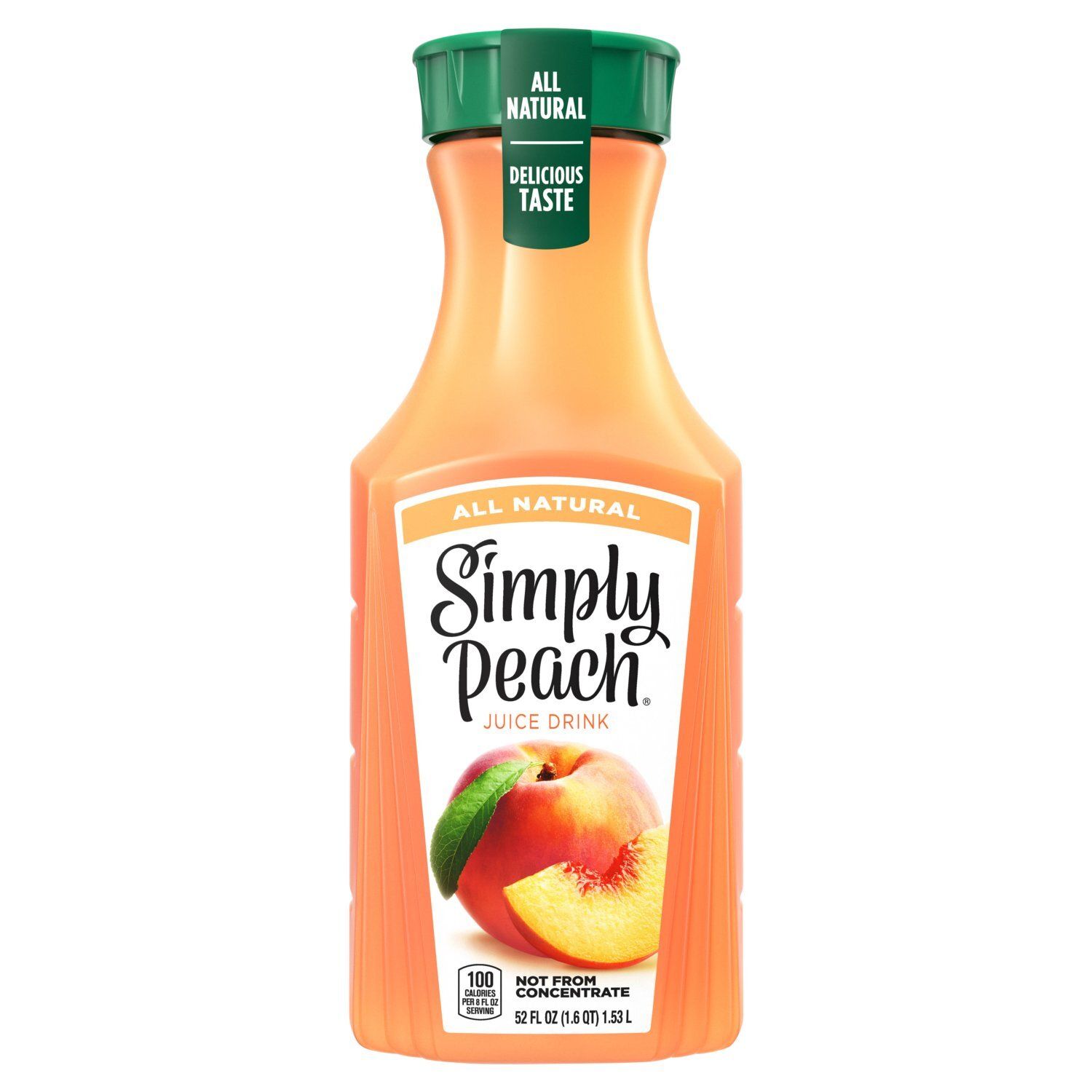 Simply Peach Juice Drink, 52 fl oz