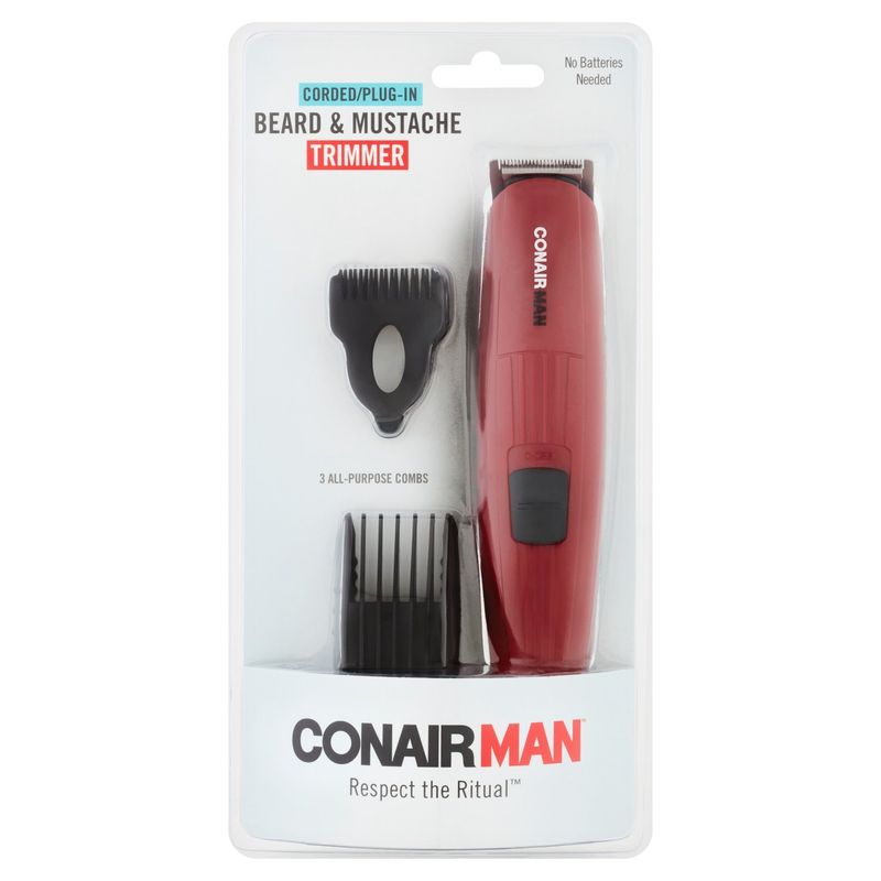 Conair Man Corded/Plug-In Beard &amp; Mustache Trimmer