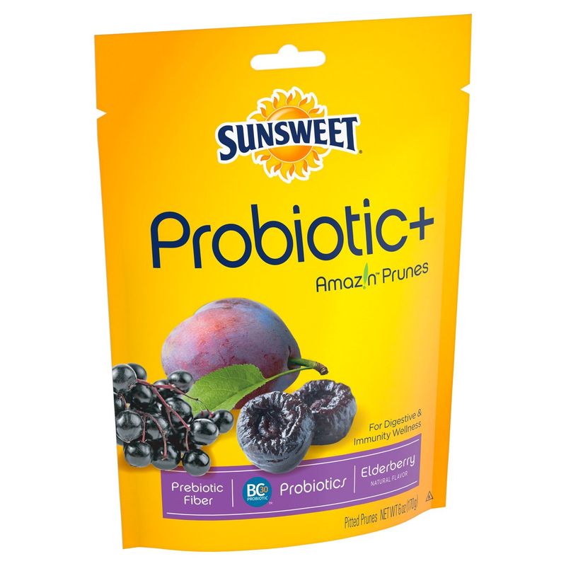 Sunsweet Amaz!n Probiotic+ Elderberry Pitted Prunes, 6 oz