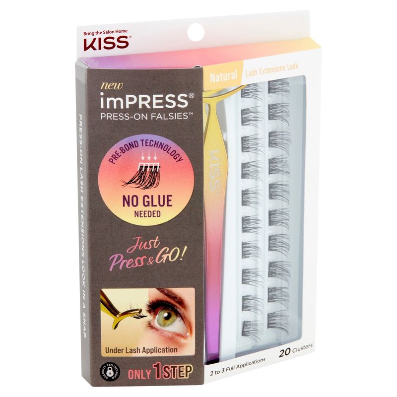 Kiss imPress Press-On Falsies Natural Lash Extensions Kit