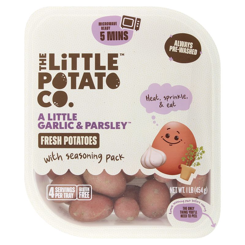 The Little Potato Co. A Little Garlic &amp; Parsley Fresh Potatoes with Seasoning Pack, 1 lb