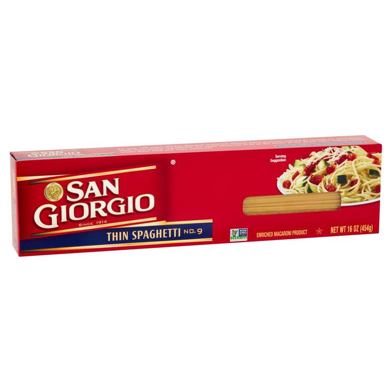 San Giorgio Thin Spaghetti No. 9 Pasta, 16 oz