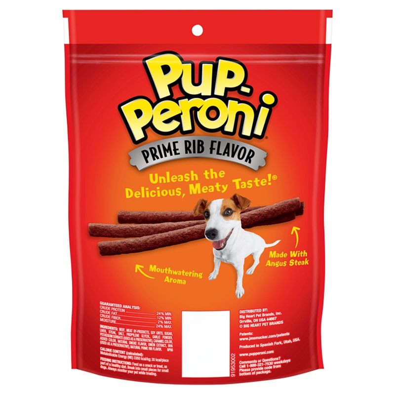 Pup-Peroni Prime Rib Flavor Dog Snacks, 5.6 oz