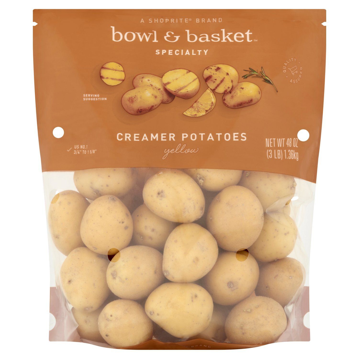 Bowl &amp; Basket Specialty Yellow Creamer Potatoes, 3 lb bag