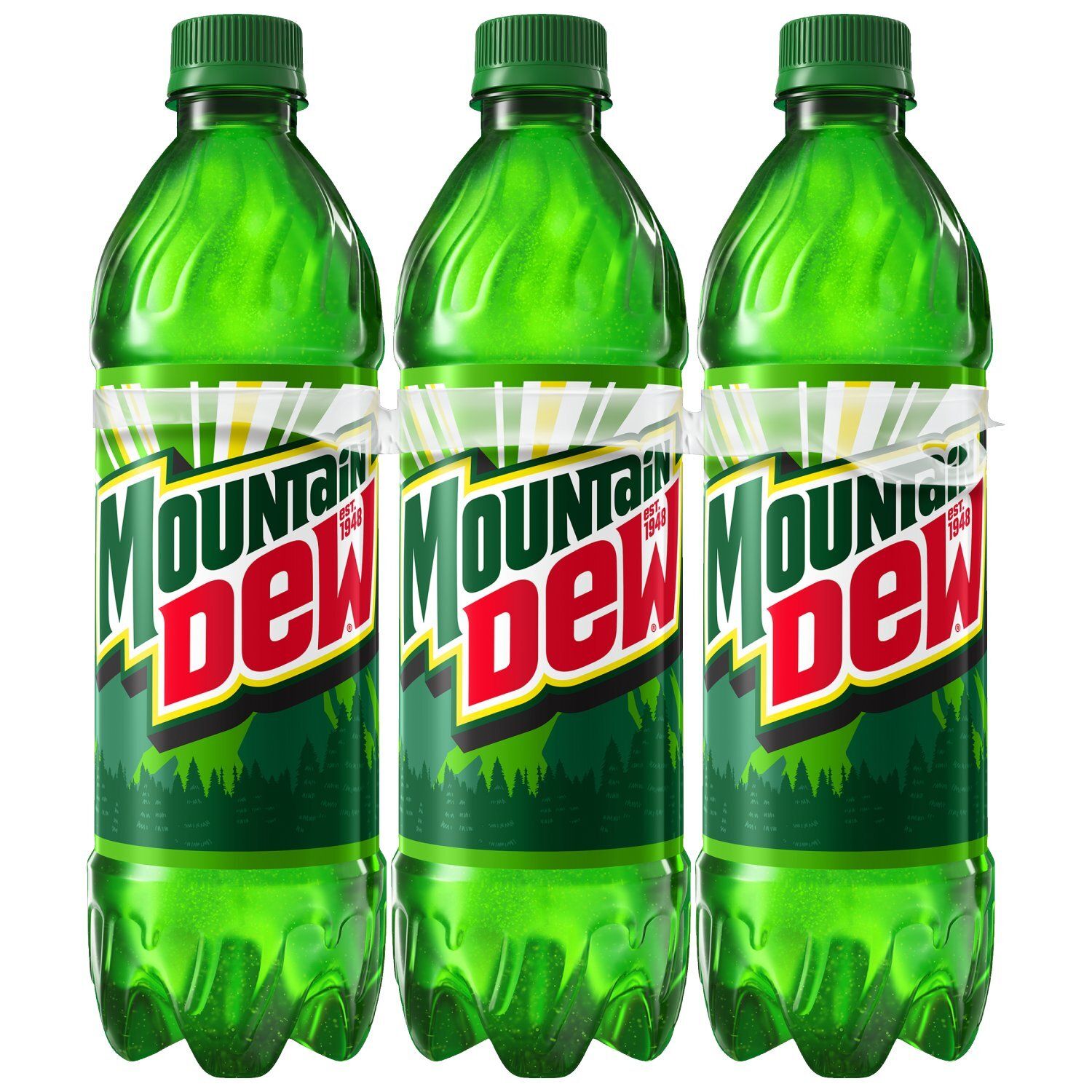 Mountain Dew Soda Citrus 16.9 Fl Oz, 6 Count