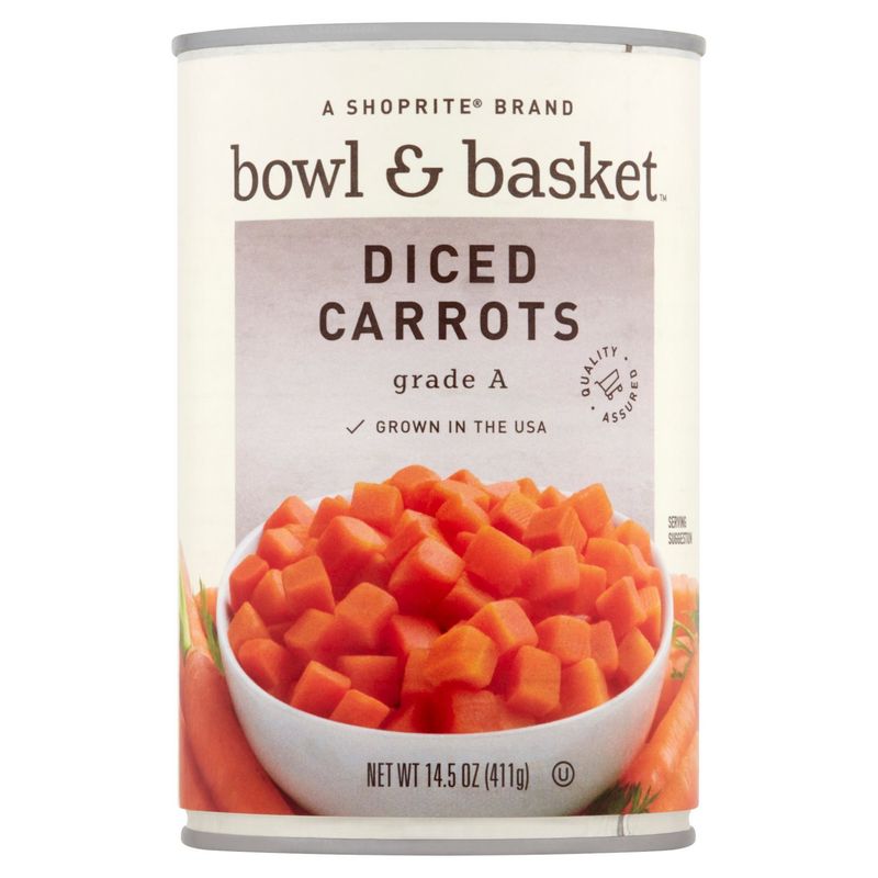 Bowl &amp; Basket Diced Carrots, 14.5 oz