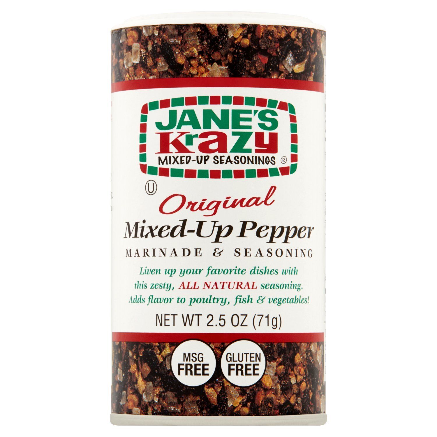 Jane's Krazy Original Mixed-Up Pepper, 2.5 oz