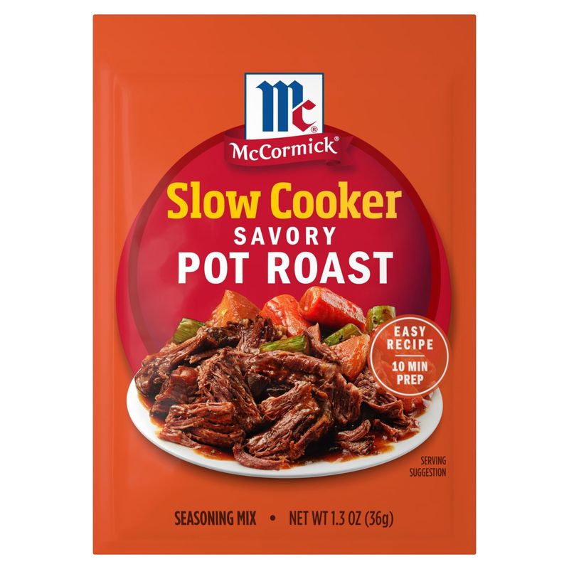 McCormick Slow Cooker Savory Pot Roast Seasoning Mix, 1.3 oz