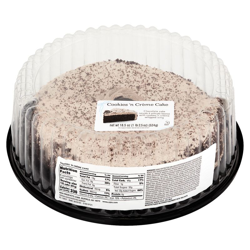 Rich Products Corp. Cookies 'n Crème Cake, 18.5 oz