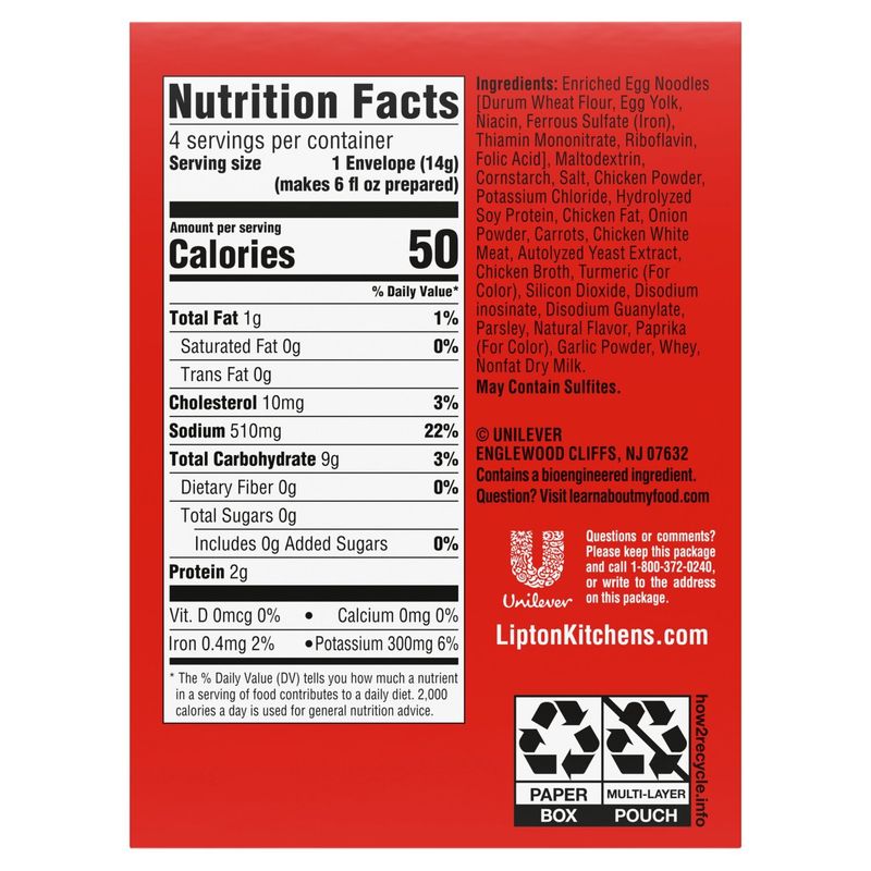 Lipton Cup-a-Soup Instant Soup, 4 count, 1.8 oz
