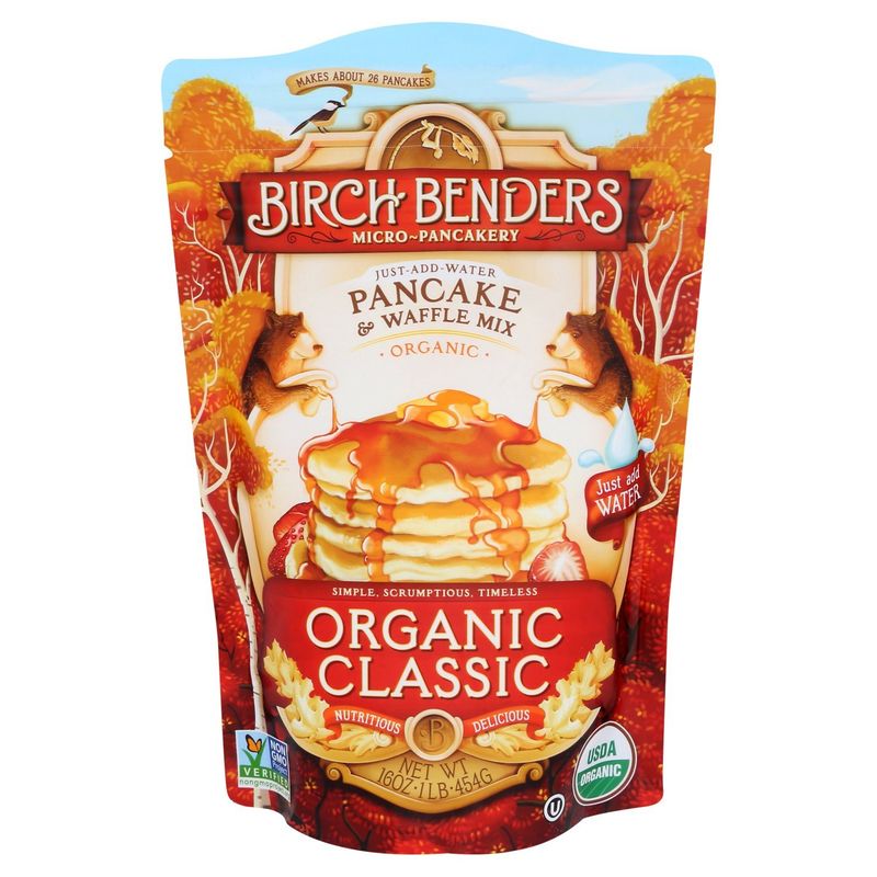 Birch Benders Organic Classic Recipe Pancake &amp; Waffle Mix, 16 oz