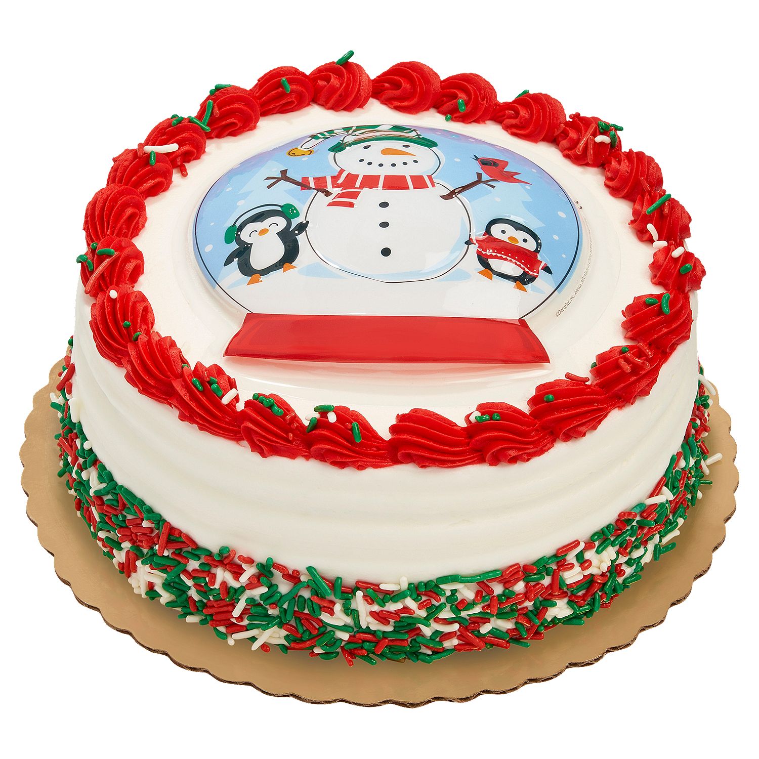Holiday Single Layer Cake