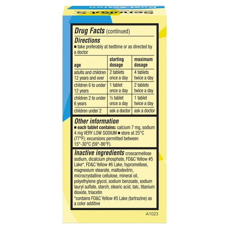 Senokot-S Dual Action Tablets, 30 count