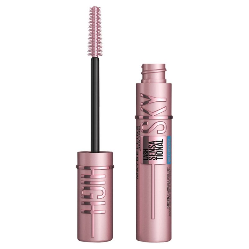 Maybelline New York Lash Sensational Sky High 802 Very Black Waterproof Mascara, 0.2 fl oz