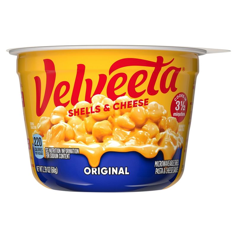 Velveeta Original Microwaveable Shell Pasta &amp; Cheese Sauce, 2.39 oz