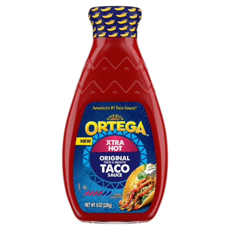 Ortega Xtra Hot Original Taco Sauce, 8 oz