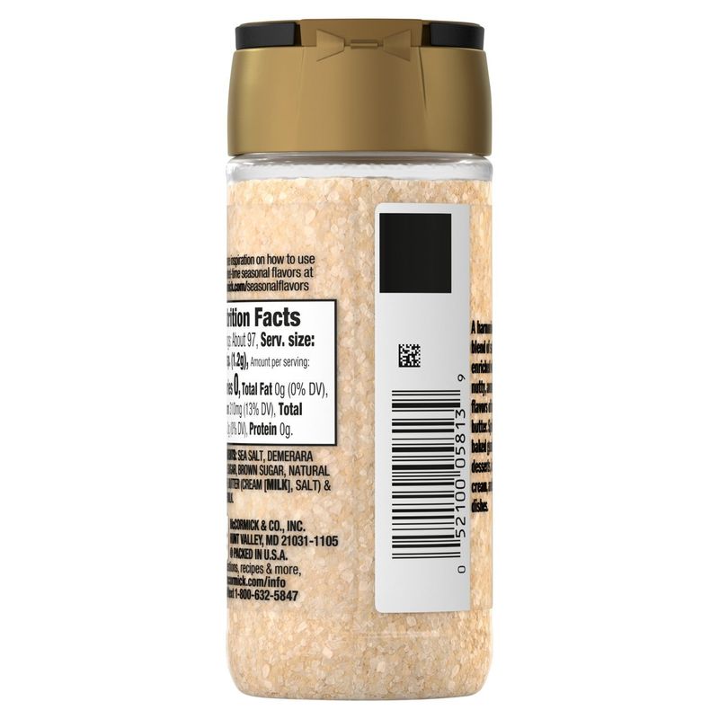 McCormick Brown Butter Finishing Salt Limited Edition, 4.12 oz