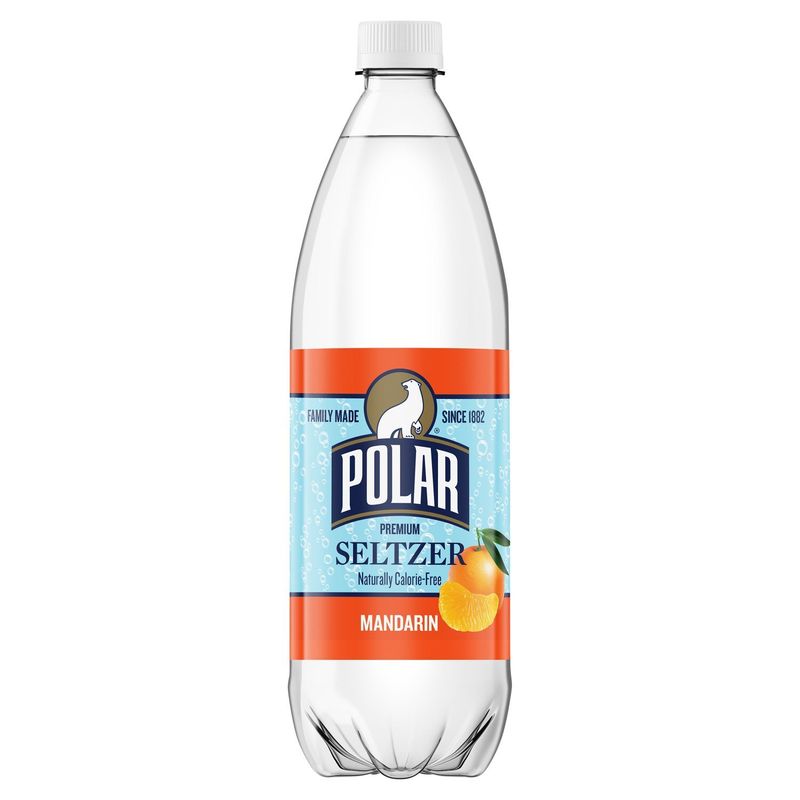 Polar Premium Mandarin Seltzer, 33.8 fl oz