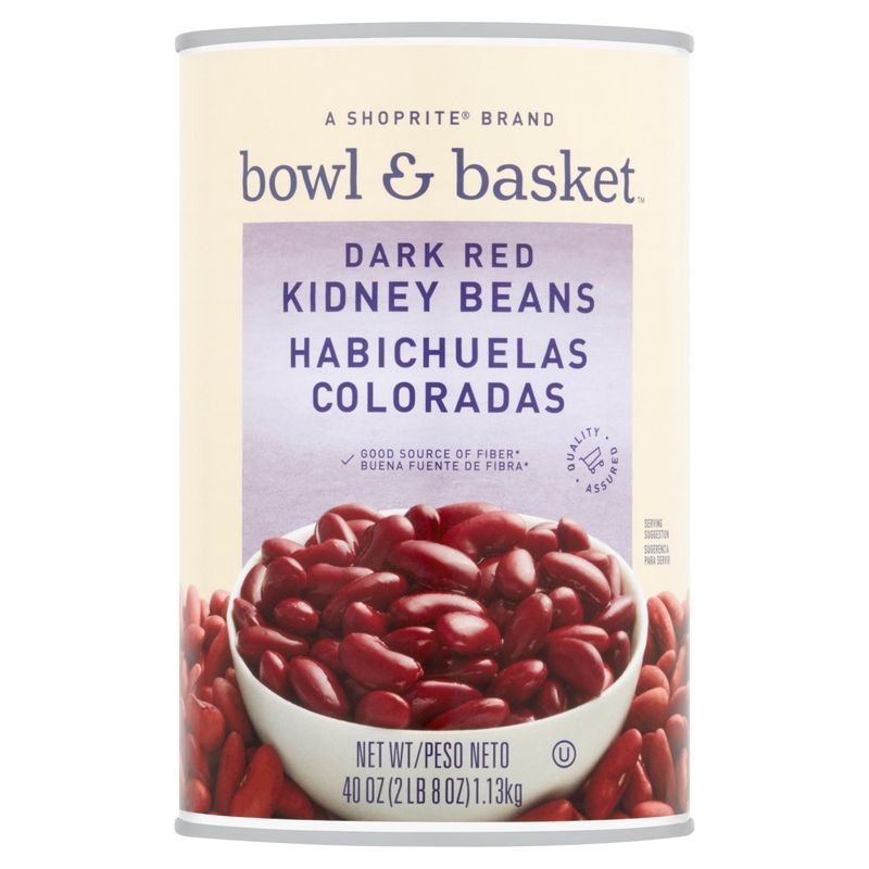 Bowl &amp; Basket Dark Red Kidney Beans, Habichuelas Coloradas, 40 oz