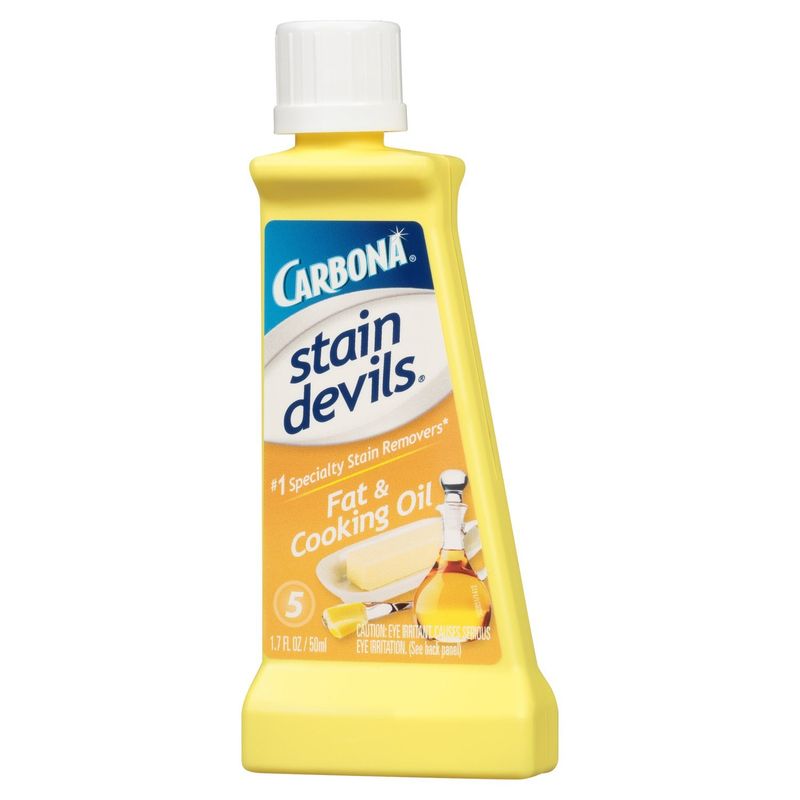 Carbona Stain Devils Fat &amp; Cooking Oil Stain Remover, 1.7 fl oz