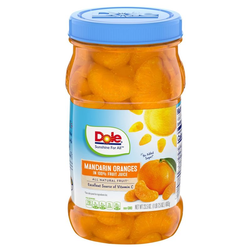 Dole Mandarin Oranges in 100% Fruit Juice, 23.5 oz