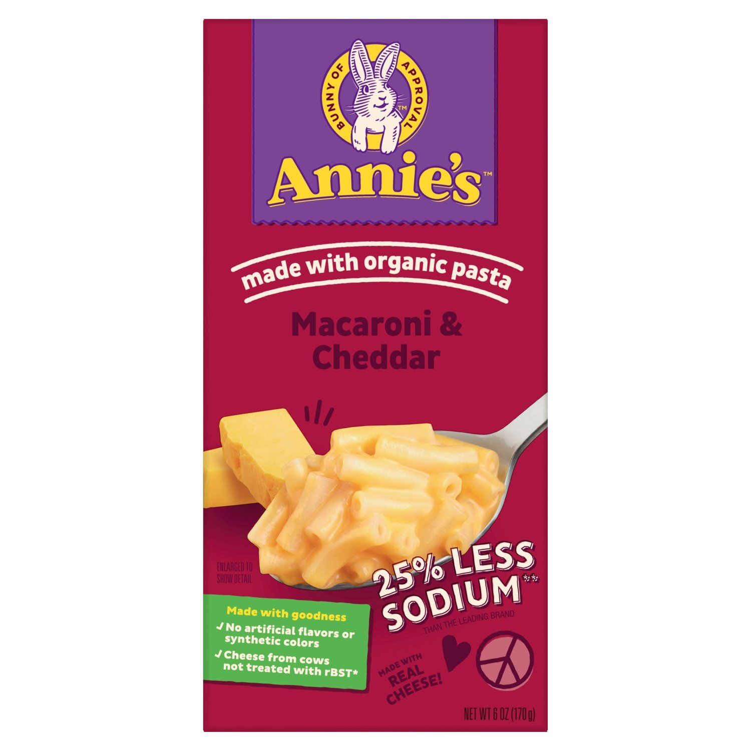 Annie's Macaroni &amp; Cheddar, 6 oz