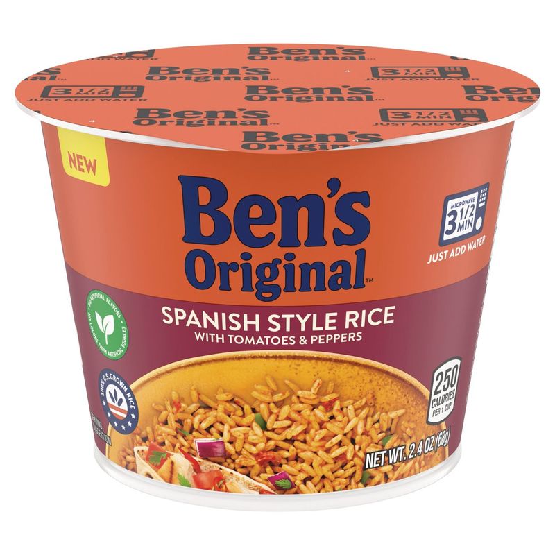 Ben's Original Spanish Style Rice with Tomatoes &amp; Peppers, 2.4 oz