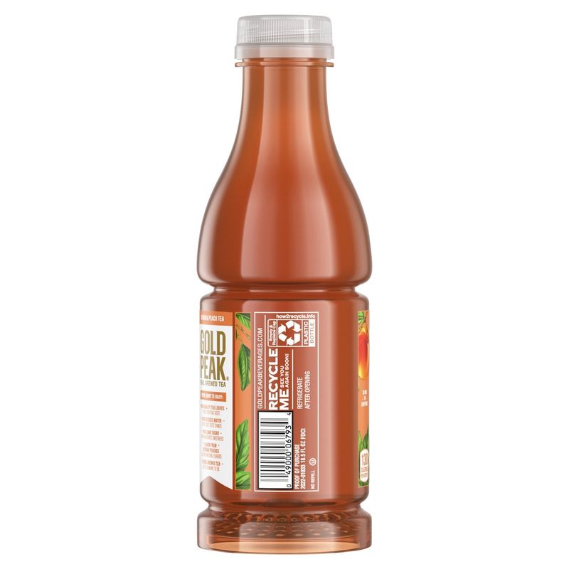 Gold Peak Georgia Peach Real Brewed Tea, 18.5 fl oz