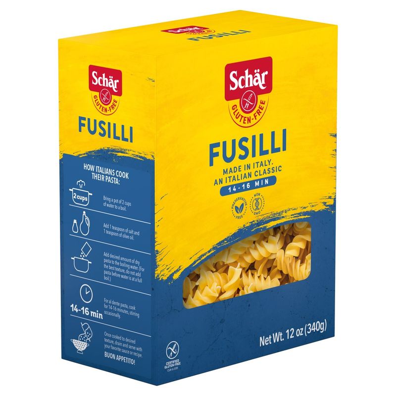 Schär Gluten-Free Fusilli Pasta, 12 oz