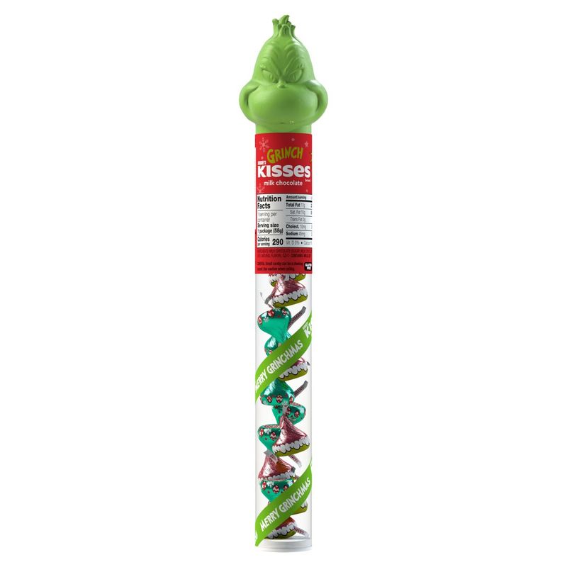 Hershey's Kisses Grinch Milk Chocolate, 2.08 oz