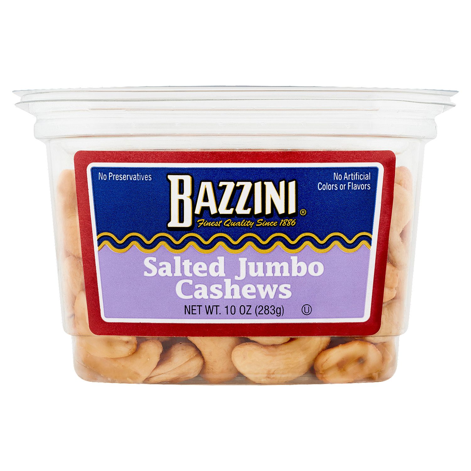 Bazzini Salted Jumbo Cashews, 10 oz